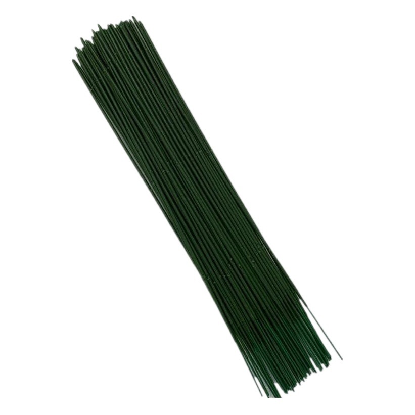 Manufacturer Wholesale Flower Stem Simulated Wire Mesh Flower Plastic Fake Flower Silk Flower Soap Rose Branch Single Wire Rod Accessories