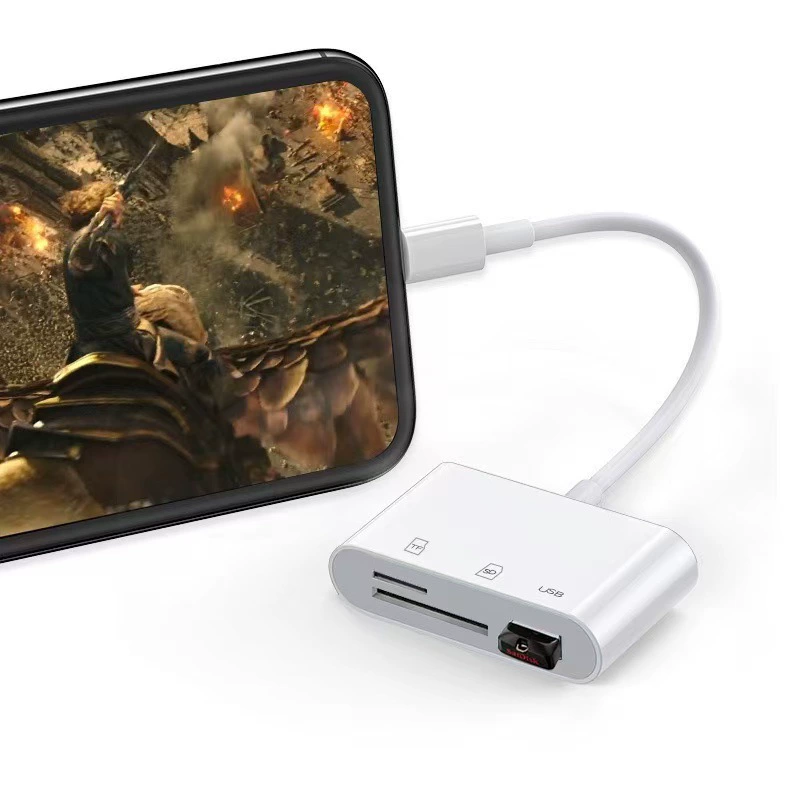 Apple, совместимый USB-флеш-накопитель, карта памяти, мобильный телефон, универсальный ноутбук, три в одном