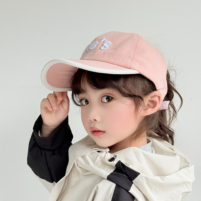 Sombrero para niños con cola de caballo alta, gorro de protección solar para bebés de primavera y verano, gorra de béisbol con techo vacío para niñas, gorra de visera
