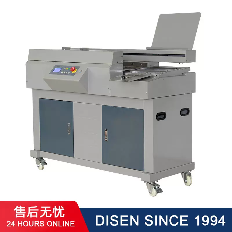 Glue binding machine图文店工厂用全自动胶订机无线胶装机A3A4