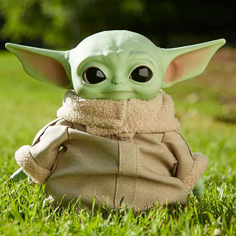 Yoda bebé muñeca hecha a mano Star Wars manloda Navidad bebé Yoda juguete extranjero adornos