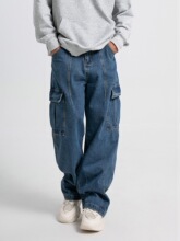 V 72997 Men's Loose Fit Denim Pants ����ţ�п� �羳ŷ��