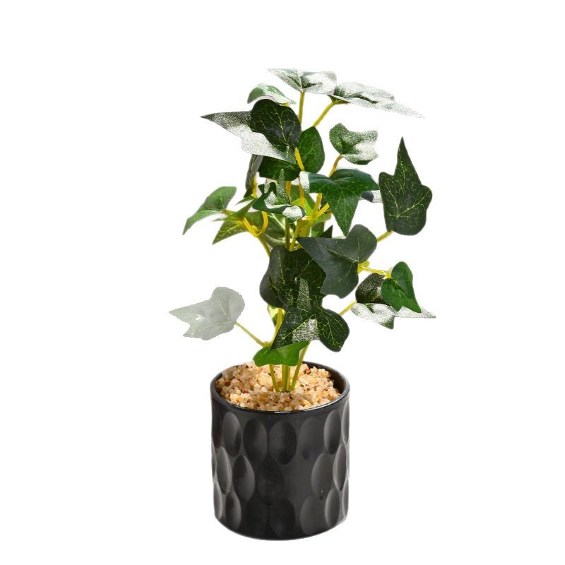 Simulación de plantas verdes, pequeñas plantas en macetas, flores artificiales, flores creativas, decoración de estudio fotográfico para el hogar, plantas verdes artificiales, bonsai de simulación image 6