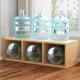 Children's Bookshelf Solid Wood Storage Rack Low Bookcase Simple Storage Cabinet Household Single-Layer TV Cabinet Can Be Done Bay Window Cabinet