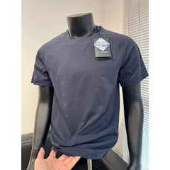 クールで速乾性のあるアウトドアスポーツランニングTシャツメンズ夏アイスシルクストレッチフィットネスソリッドカラー半袖Tシャツ男性用