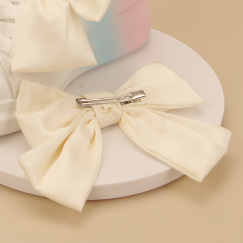 1 paquete de moda de color sólido sencillo damas grandes abrazaderas de zapatos de arco desmontables abrazaderas de zapatos boda fiesta de la novia