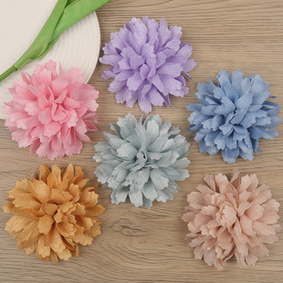 Manufacturer's Spot Wholesale 10.5cm Camellia Large Handmade Flower Fabric Flower Clothing Accessories DIY Jewelry Accessories