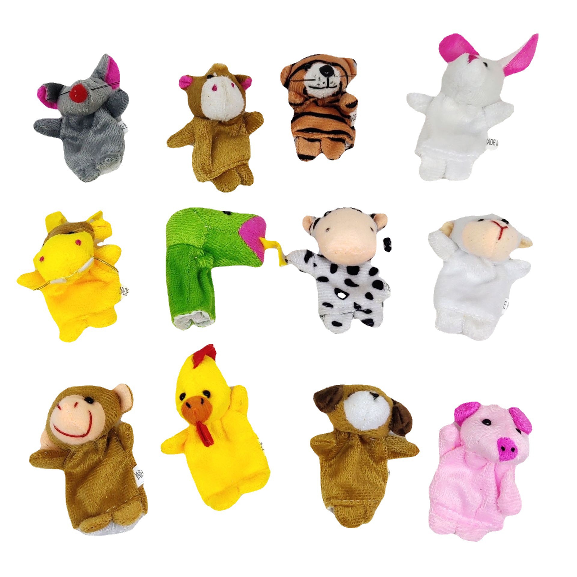 suit Chinese Zodiac Finger sheath Plush Toys Foreign trade wholesale children Storytelling Means even Independent Cross border