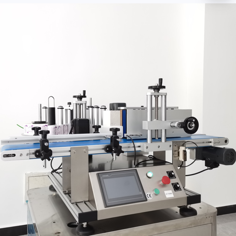亚艾斯YS-1500桌面自动圆瓶贴标机台式圆形瓶贴贴标标签