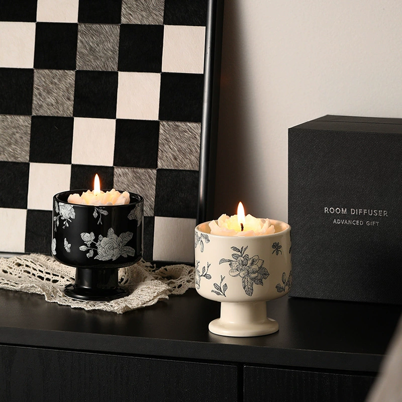 Mountain tea wax agate, candle, gift box, aromatherapy, Birthday gift, high-quality style
