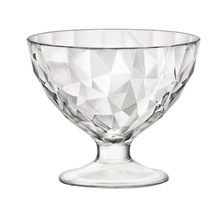 青苹果创意浮雕冰淇淋杯 冰裂纹甜品杯高脚甜品碗 批发印logo