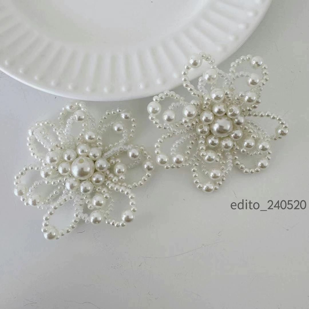 Adaptado a todo tipo de zapatos, botones de perlas, accesorios de lazo, adornos, zapatos de todo fósforo, primavera y verano 2024