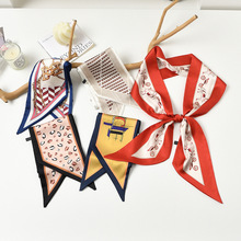 长条丝巾女腰带职业装夏季韩国新款高级感搭西装衬衫系脖领巾绑包