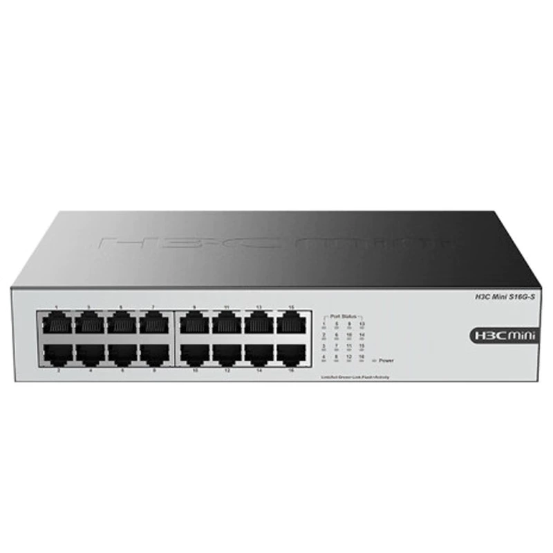 Huasan (H3C) 16 gigabit switch enterprise network semifier distribution MINI S16G-S