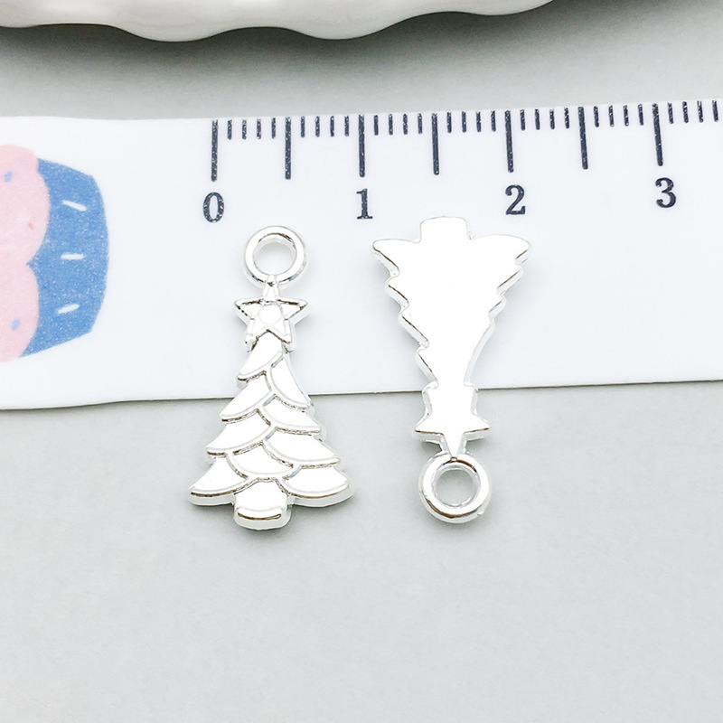 新しい明るい銀クリスマス雪だるま雪花シリーズペンダントdiyブレスレットネックレスアクセサリー|undefined