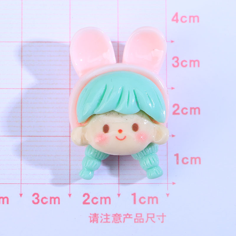 Ventas directas de fábrica nuevo brillante chica de dibujos animados accesorios de resina DIY horquilla hecha a mano accesorios para el cabello hebilla de zapato material al por mayor