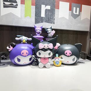 Authentic Authorized Sanrio Kurome Shape Cup Water Cup Kuromi Making Popcorn Bucket Cartoon Cute Peripherals