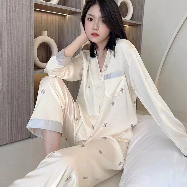 【Double Long Ice Silk】 Narrow Bear