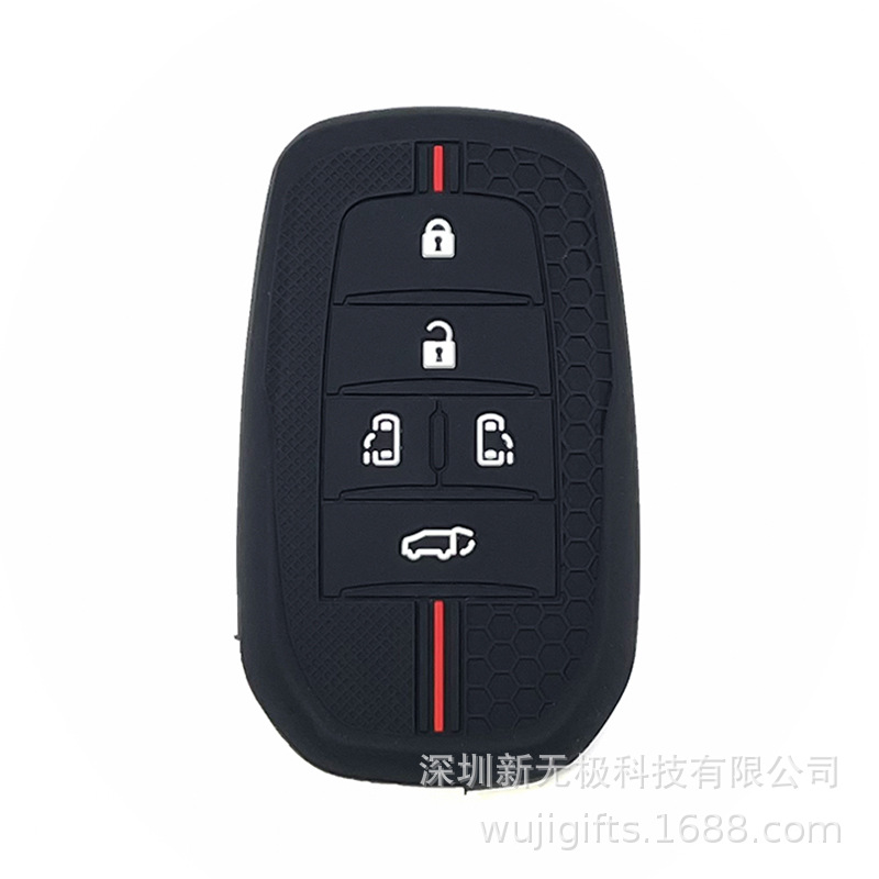 모델 B 스마트 5버튼 블랙 벌집 레드 라인