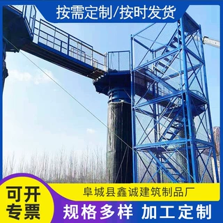盖梁操作平台桥梁高墩施工防护通道 八角护笼装配式盖梁平台定制