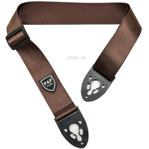 Guitar strap black folk electric guitar strap buckle musical instrument accessories factory