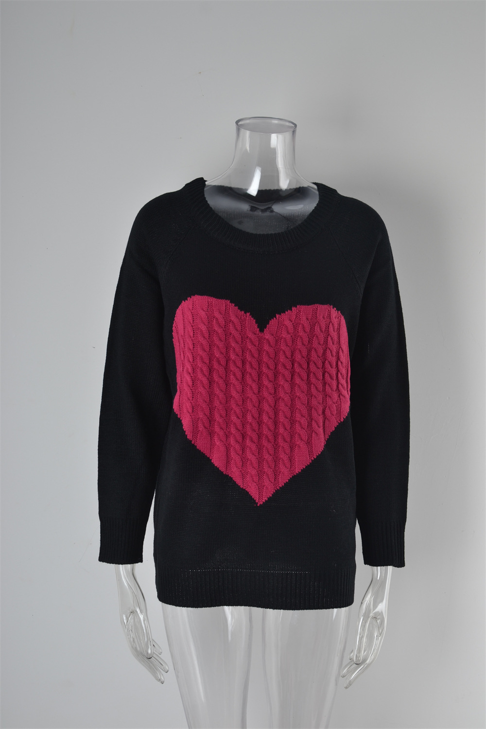 Women's Sweater Long Sleeve Sweaters & Cardigans Hollow Out Fashion Heart Shape display picture 8