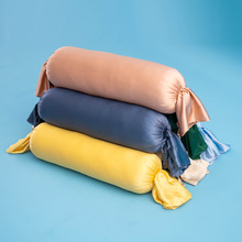 100%桑蚕丝真丝糖果枕沙发靠枕颈枕腰枕圆柱形枕头抱枕长枕含枕芯
