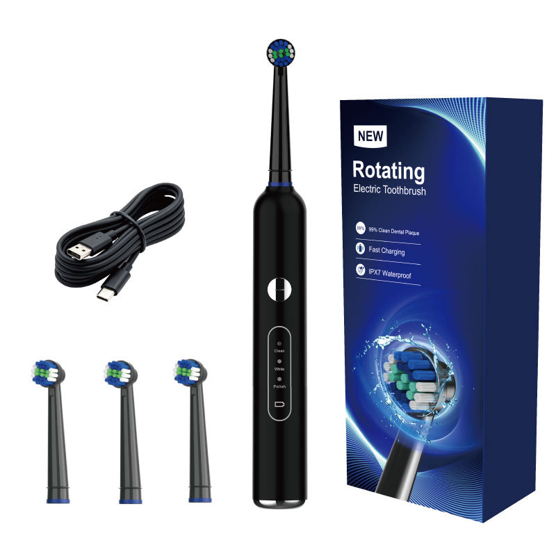 Cepillo de dientes eléctrico giratorio personalizado oral Oroping larga duración fábrica mayorista de fuerza de fábrica