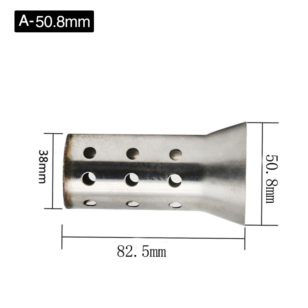 Motorcycle Modified Exhaust Pipe Catalyst Muffler 51mm 60mm Universal Exhaust Pipe Silencer Plug Return Plug