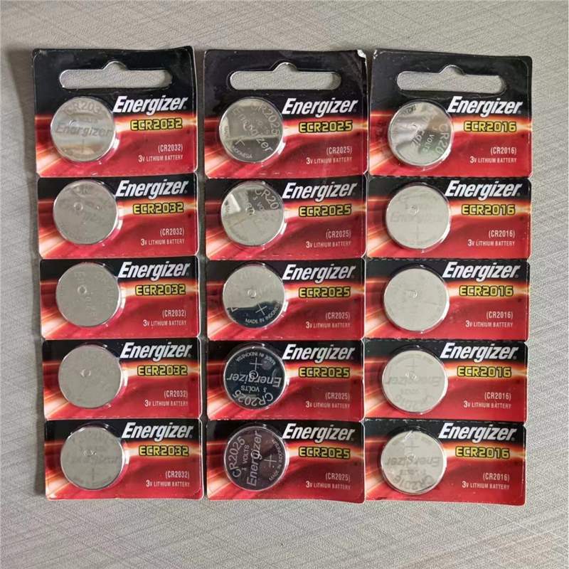 Energizer劲量CR2032 CR2025 CR2016纽扣电池3v汽车钥匙遥控器