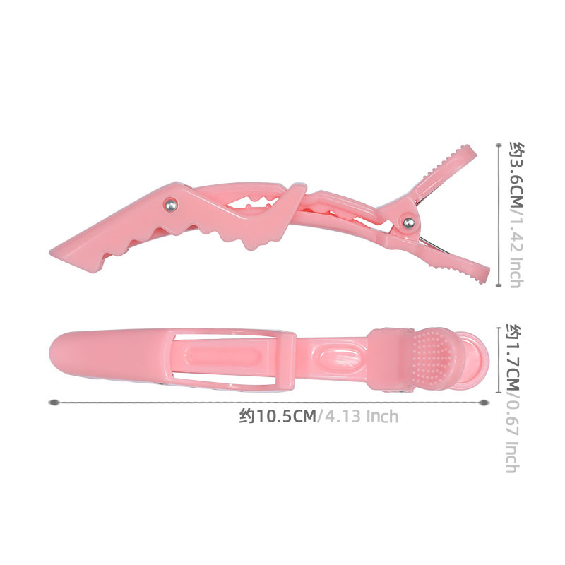 Pinza para cabello tipo duckbill sin marcas, ideal para flequillo y maquillaje