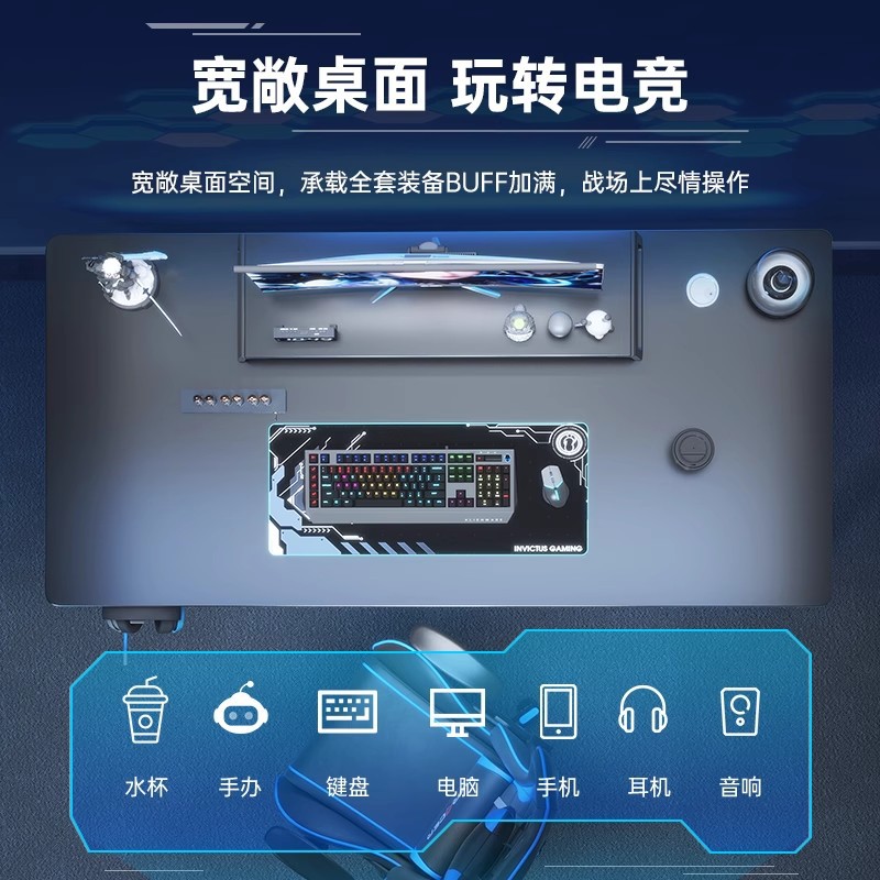 Mesa de computadora de escritorio dormitorio doméstico de deportes electrónicos mesa y silla set simple escritorio de estudiantes escritorio de escritorio de estudio escritorio