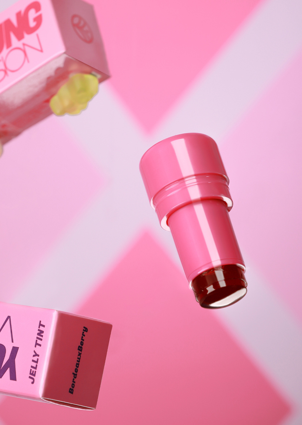 YOUNG VISION 4-color Jelly Blush Lazy Person's Contouring and color-enhancing Glow Blush Stick undefined