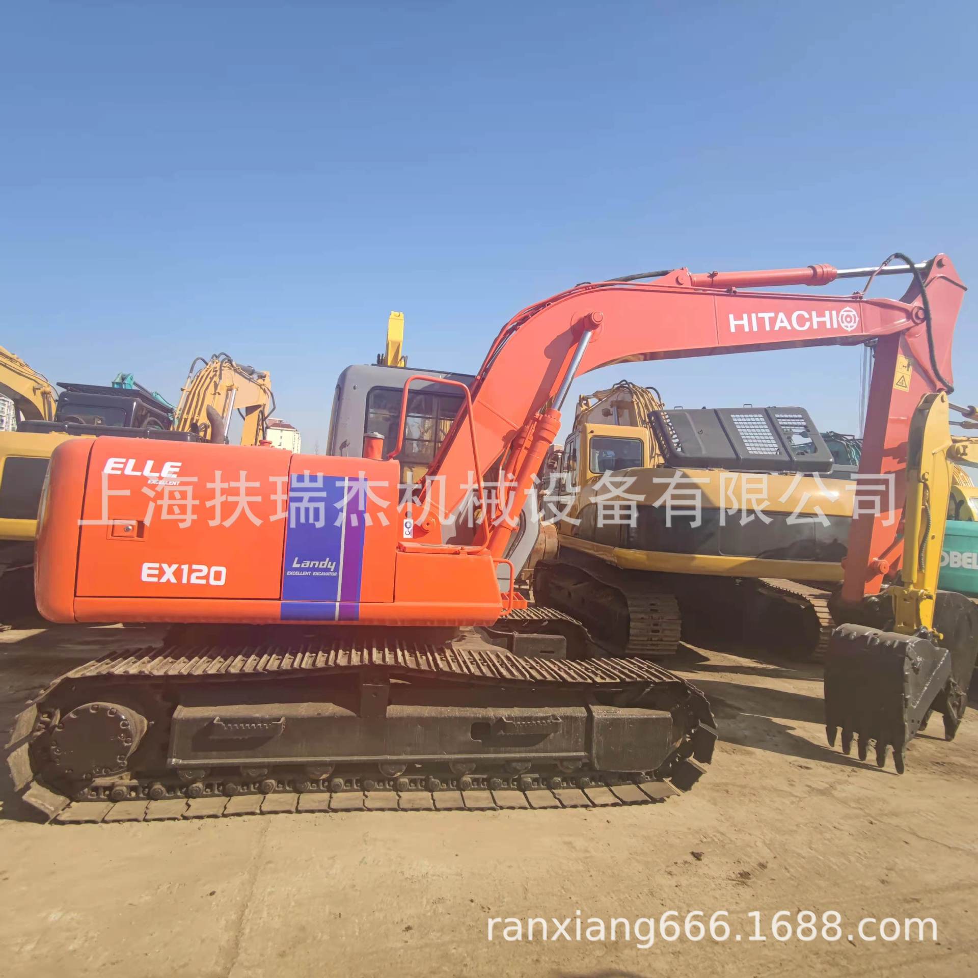 Used hitachi EX120 ex120-3 Excavator日立二手120挖机