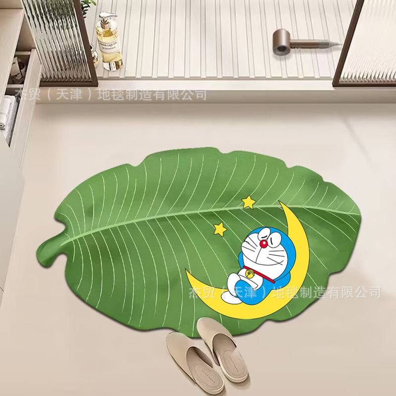 クレヨンしんちゃん浴室ノンスリップフロアマット珪藻泥吸収性トイレカーペットかわいいホームバスルームドアマット|undefined