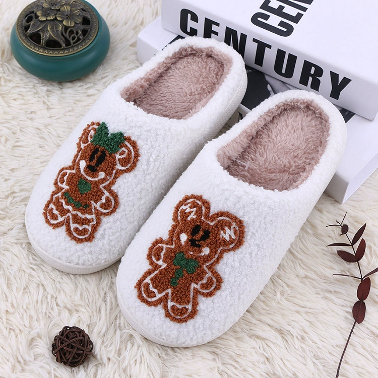 Demi-season cartoon keep warm non-slip slippers indoor, soft sole