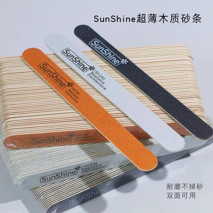 Factory Direct supply high quality double-sided nail wood file ultra-thin nail repair special grinding strip durable thin sand strip