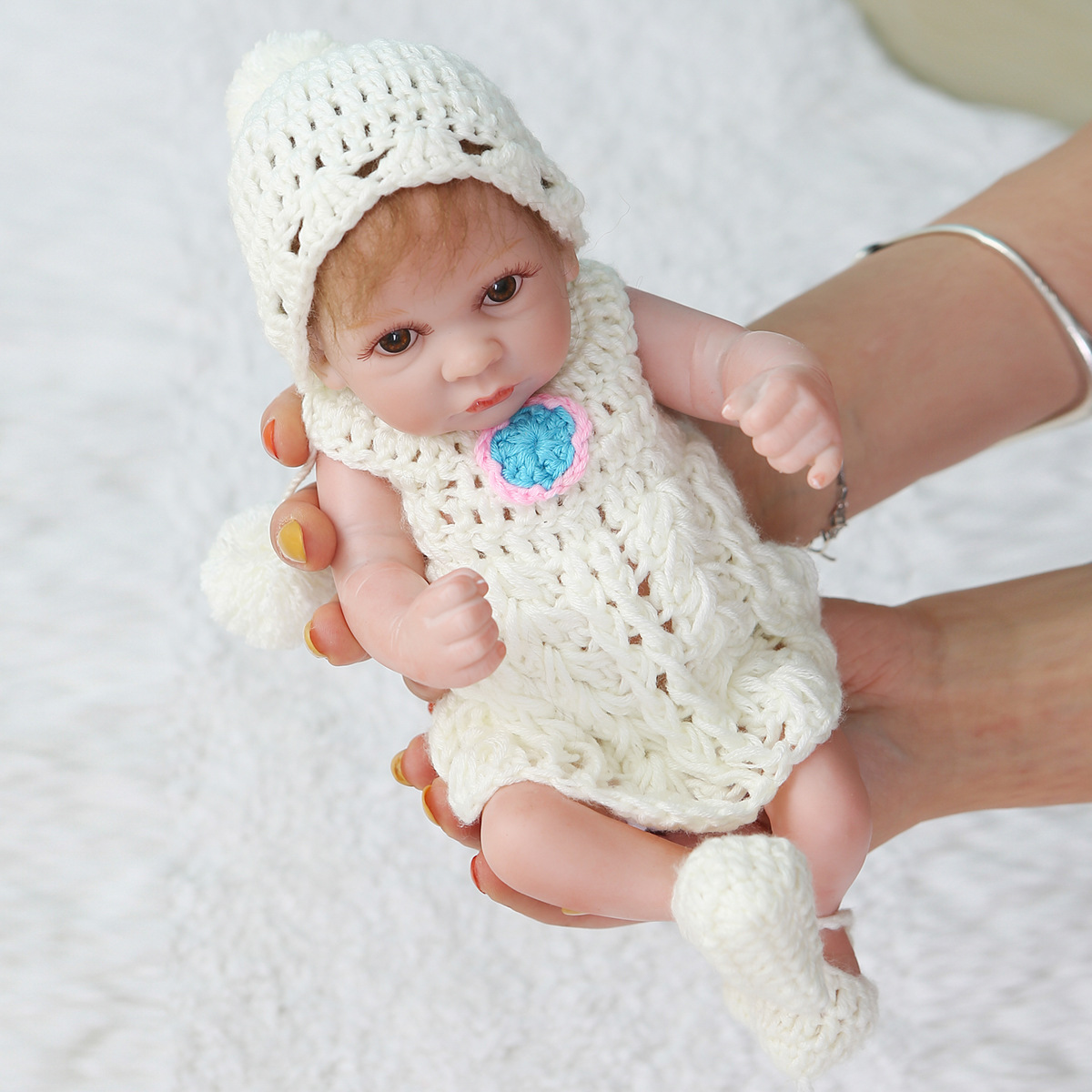 26cm mini muñeca de Palma Linda Comercio exterior e-commerce suministro azul productos del mar entrega de una sola pieza
