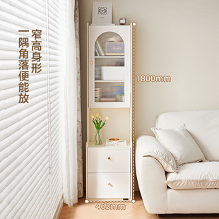 A6T Government Subsidized Home Cream Style Bedside Cabinet Light Luxury Sense Bedroom Bedside Storage Cabinet 2025