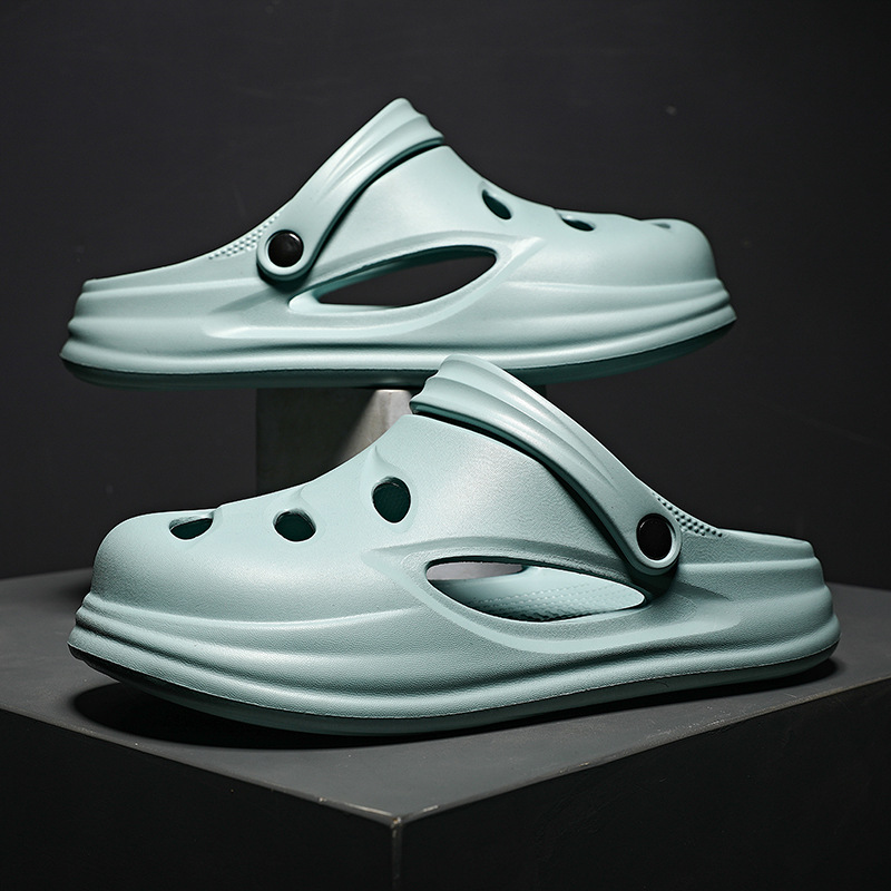 Summer breathable shock-absorbing quality men's slippers platform