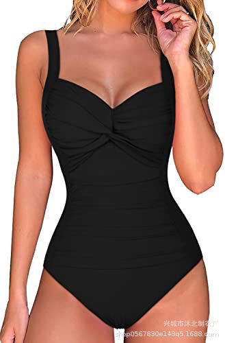 2023 Amazon popular traje de baño de una pieza para mujer traje de baño de contracción del vientre traje de baño cruzado delantero image 7