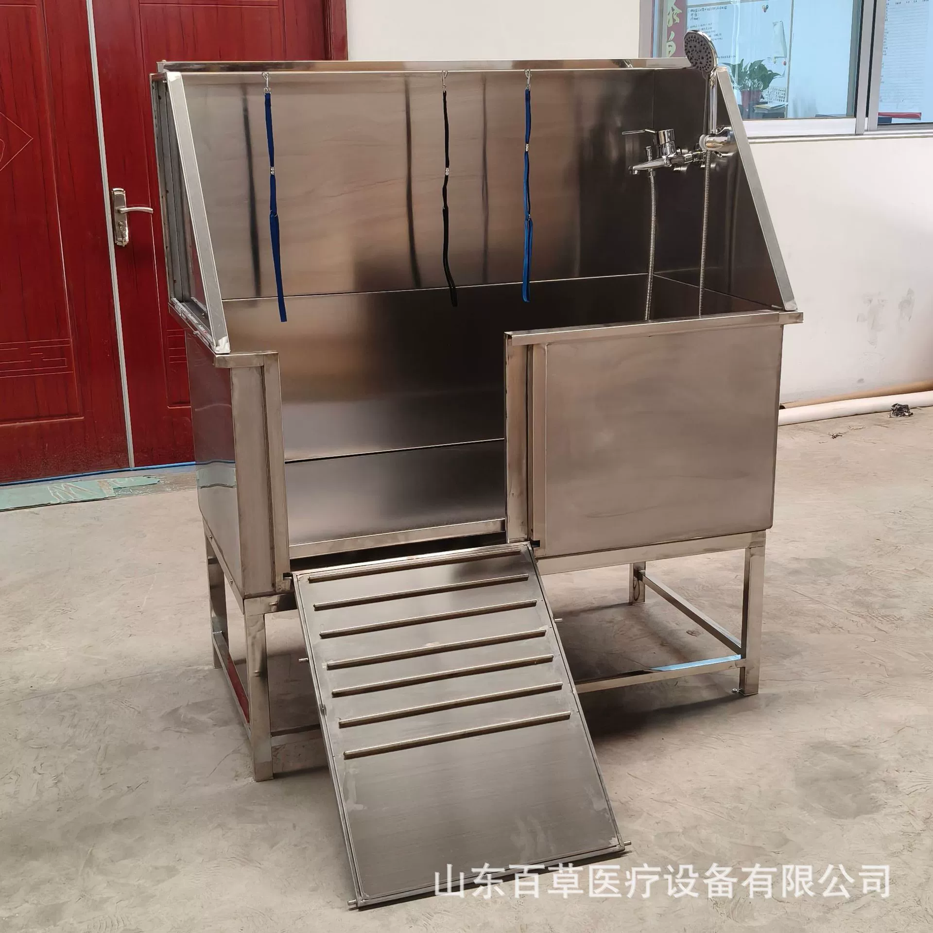 Бассейн для купания из нержавеющей стали для домашних животных, бассейн для купания собак, косметический и чистящий бассейн для зоомагазина для больших и маленьких собак