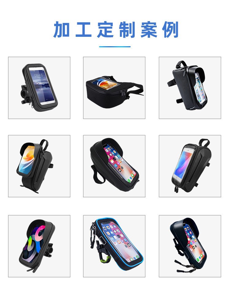 Large-Capacity Waterproof Motorcycle Bag for Storing Tools, Touch Screen Motorcycle Handlebar Bag