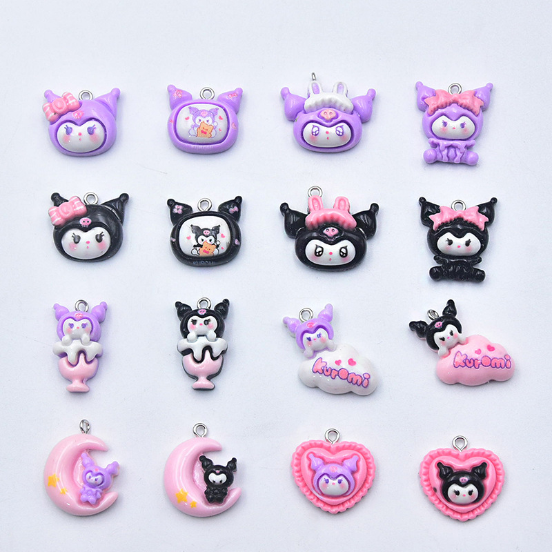Cartoon Cute Bright Mimi Demon Series Earrings Pendant DIY Resin Accessories Luggage Keychain Pendant Cartoon Cute Bright Mimi Demon Series Earrings Pendant DIY Resin Accessories Luggage Keychain Pendant
