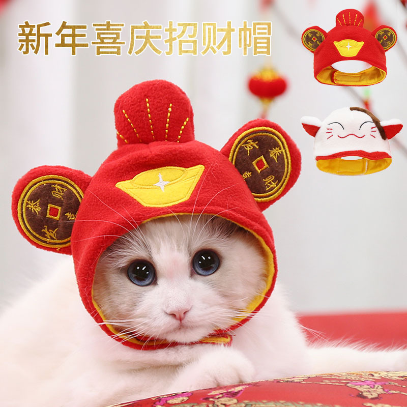 Gorro para mascotas, cálido y lindo, para gatos, Teddy, Bichón, accesorios de disfraz para perros, disfraz de gato para perros British Shorthair