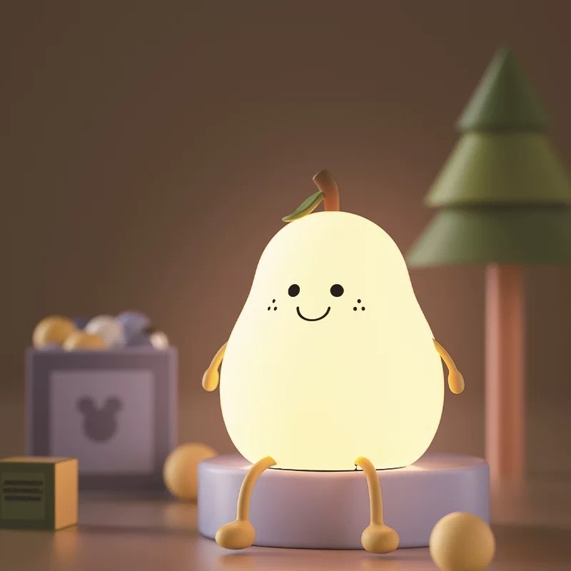 硅胶小狗拍拍灯小夜灯充电氛围灯睡眠解压生日礼品护眼台灯小摆件|undefined