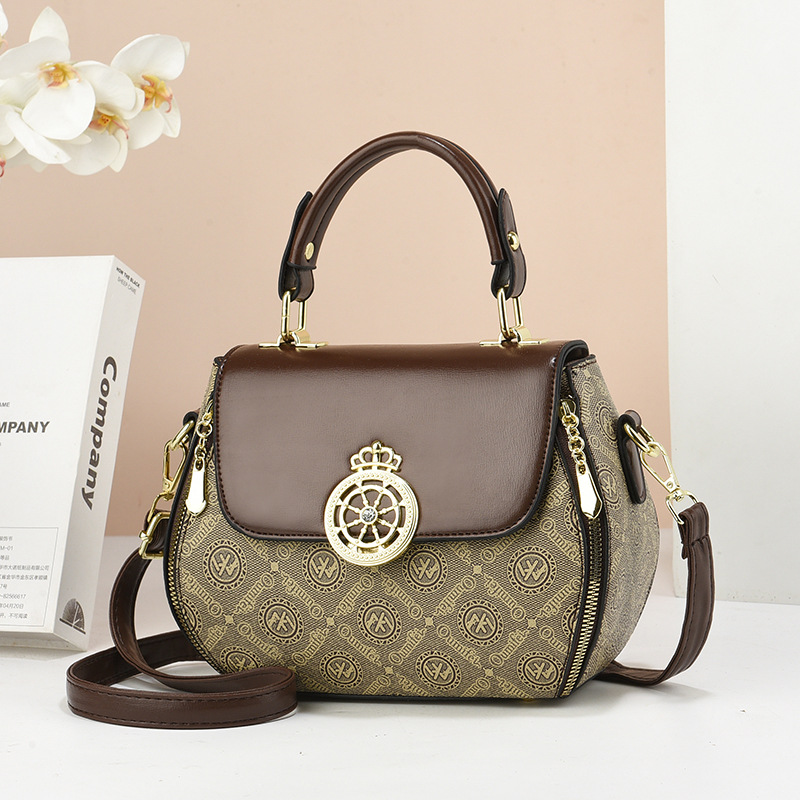 Regalo de hombro nuevo bolso de mujer de gran capacidad 2025 fábrica de comercio exterior de moda bolso de hombro universal