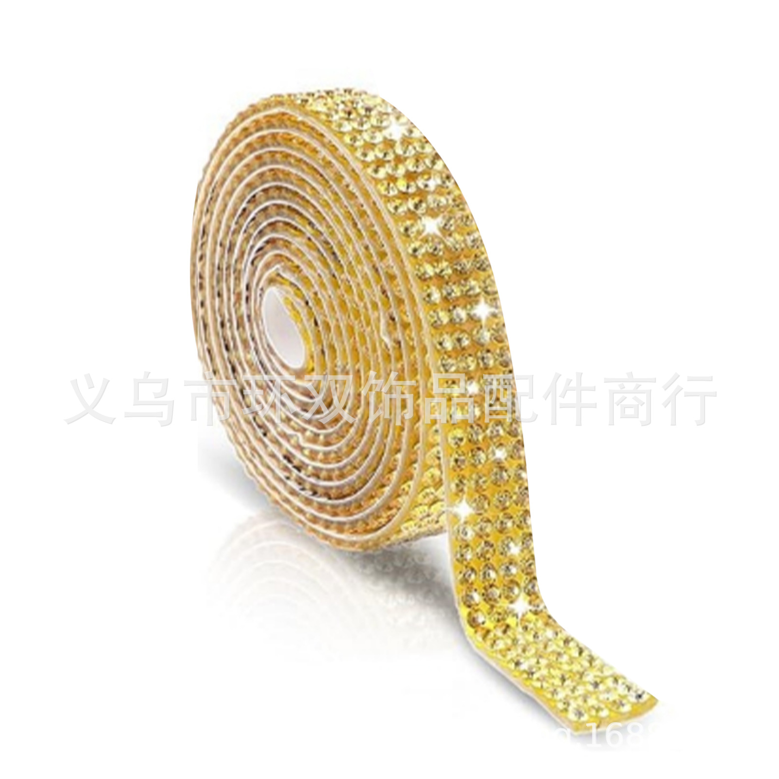 Código adhesivo de diamante de cristal, tira de diamantes de imitación, pegatinas de diamantes de flash autoadhesivas, accesorios de joyería, cinta de perforación autoadhesiva de bricolaje, accesorios de vestir image 28