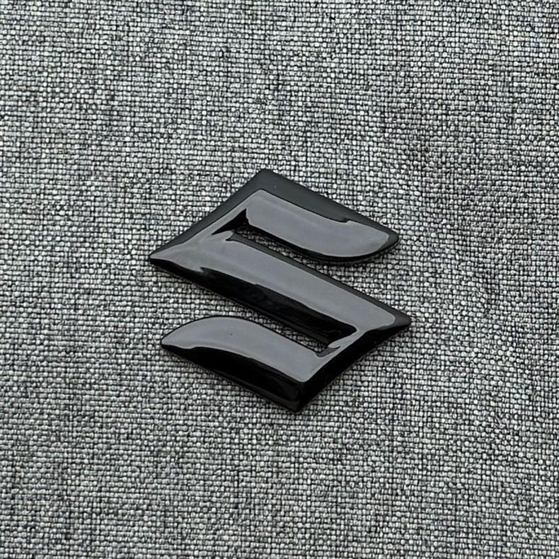 Suitable for Suzuki Swift Modification, Black Warrior Front and Rear Car Logos, Rear Trunk Logo Sticker, Front Grille Logo, Rear Logo