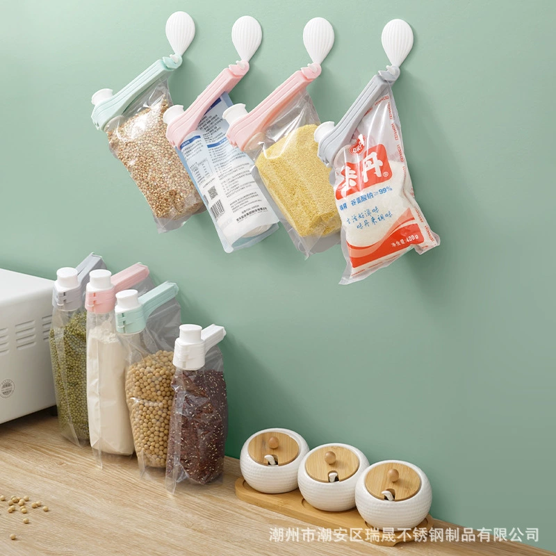 Пакет-захват закругления для Snack, сохранение пищи, влагозащита, артефакт запечатывания, настенная крепёжная клипса
